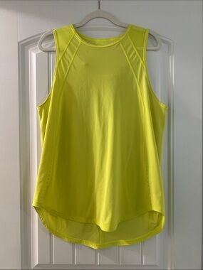 lululemon athletica Neon Yellow Performance Tank
